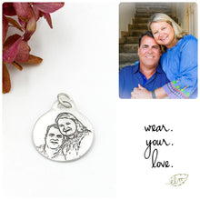 Load image into Gallery viewer, Sterling Silver Portrait Charm