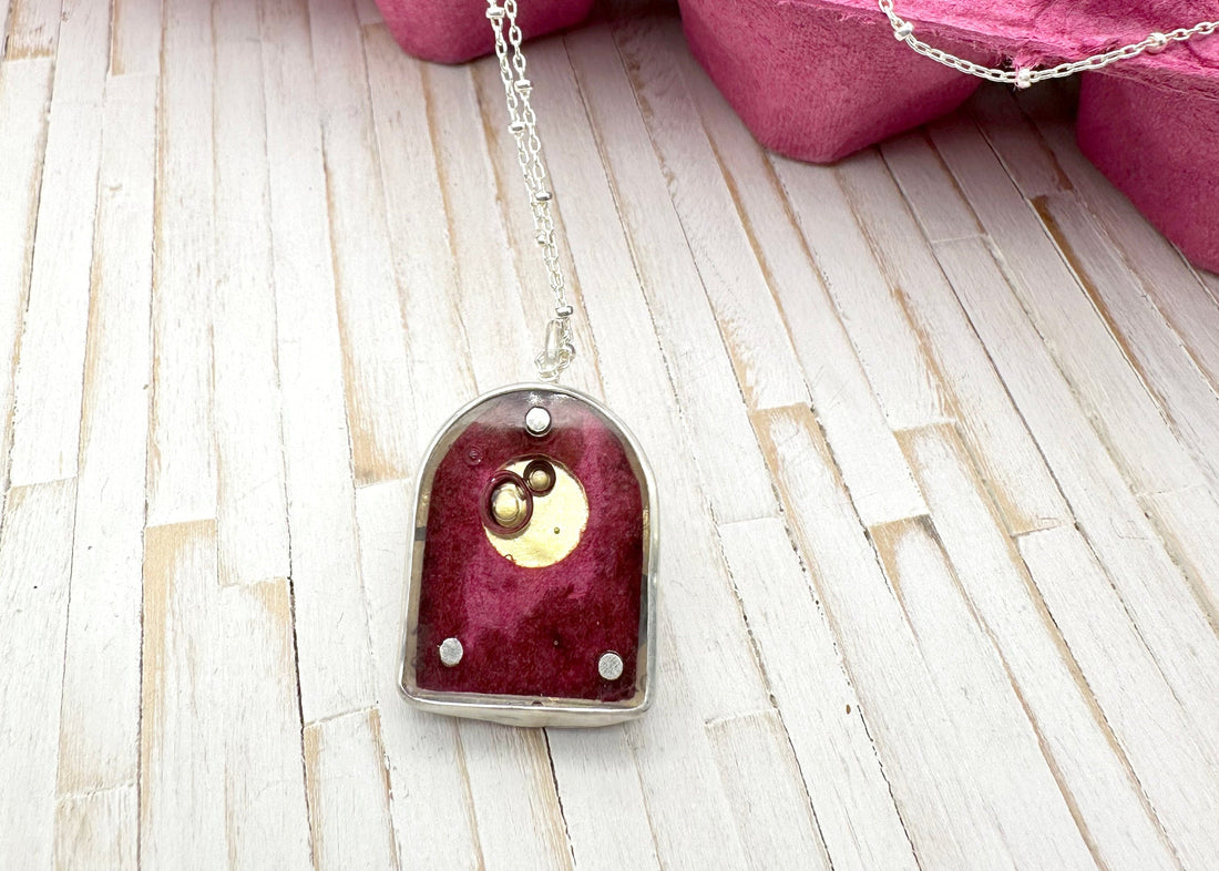 Sophie's GEM — a talisman created in Erin Harris's Vermont studio