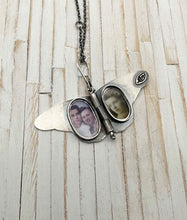 Load image into Gallery viewer, Small Sterling Silver Monarch Locket