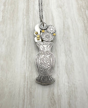 Load image into Gallery viewer, Vases Loaded- Carved Amber, Citrine and Dendritic Agate