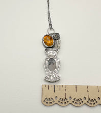 Load image into Gallery viewer, Vases Loaded- Carved Amber, Citrine and Dendritic Agate