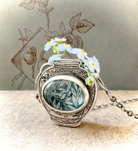Load image into Gallery viewer, Vases Loaded- Cyanotype Blue and White Vase
