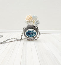 Load image into Gallery viewer, Vases Loaded- Cyanotype Blue and White Vase