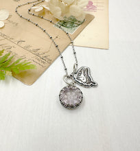 Load image into Gallery viewer, &quot;Charmed, I&#39;m sure&quot; Carved Ametrine Intaglio and Sterling Butterfly