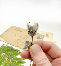 Load image into Gallery viewer, Kinetic Sterling Silver Flower &quot;Where Flowers Bloom So Does Hope&quot;