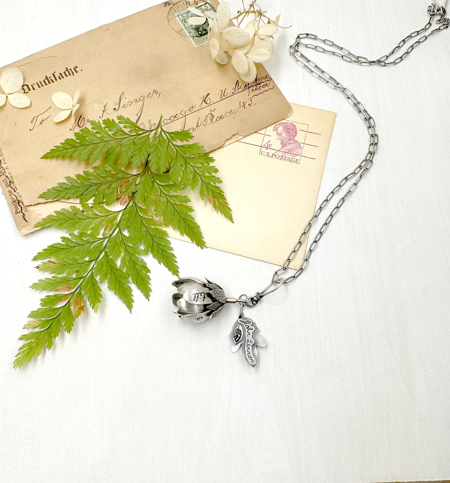 Kinetic Sterling Silver and Turquoise Flower "The world is still spinning..."