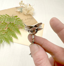 Load image into Gallery viewer, Kinetic Sterling Silver and Tourmaline Rumi Flower &quot;I open and fill with love...&quot;