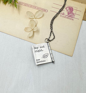 "We have only now..." Sterling Silver Book with Jack Kornfield quote (3 pages)