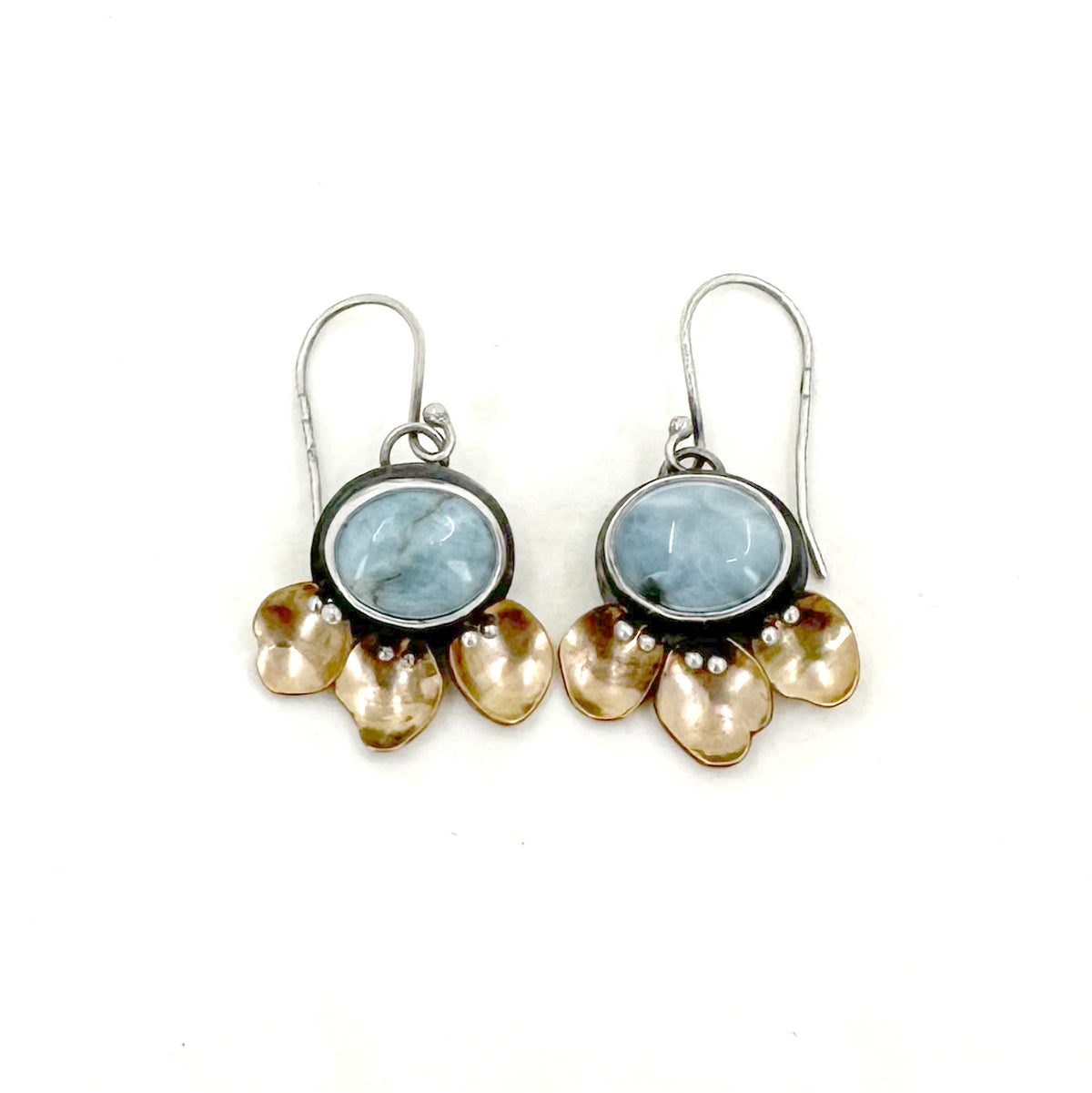 Larimar Anemone Earrings