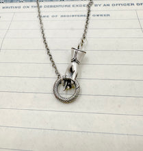 Load image into Gallery viewer, Sterling Silver Helping Hand Charm Holder
