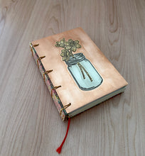 Load image into Gallery viewer, Mason Jar Bouquet Perpetual Journal