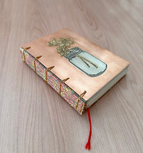 Load image into Gallery viewer, Mason Jar Bouquet Perpetual Journal