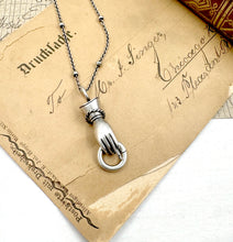 Load image into Gallery viewer, Sterling Silver Helping Hand Pendant