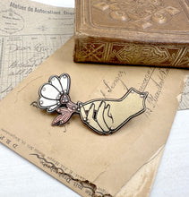 Load image into Gallery viewer, Mixed Metal Offering Hand Pin