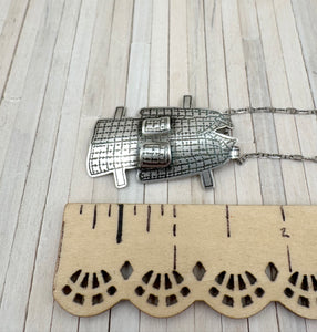 Dangerous Coats-Sterling Silver with Plaid Print