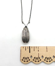 Load image into Gallery viewer, Sterling Firefly Lightning Bug with Glow in the Dark Rutilated Quartz