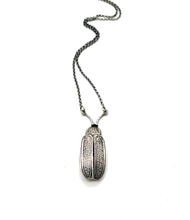 Load image into Gallery viewer, Sterling Firefly Lightning Bug with Glow in the Dark Rutilated Quartz