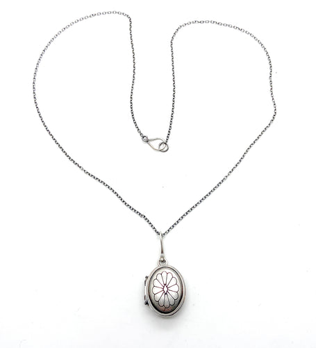 Sterling silver Locket with a Pocket