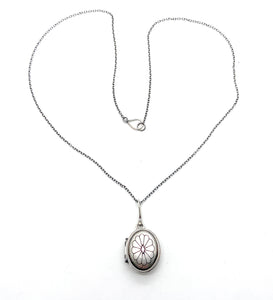 Sterling silver Locket with a Pocket