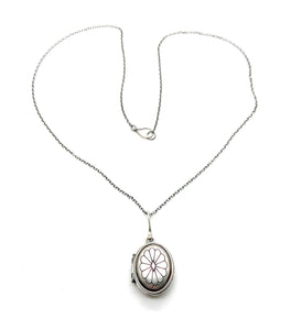 Sterling silver Locket with a Pocket