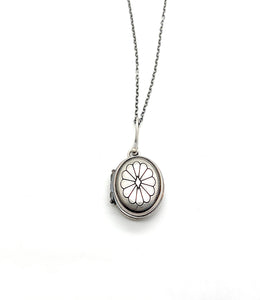 Sterling silver Locket with a Pocket