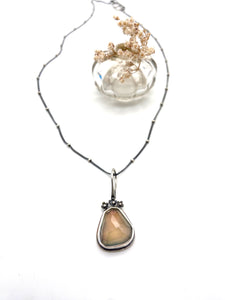 Sterling Silver and Quartz "Mood" Color Change Stone