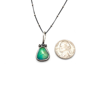 Sterling Silver and Quartz "Mood" Color Change Stone