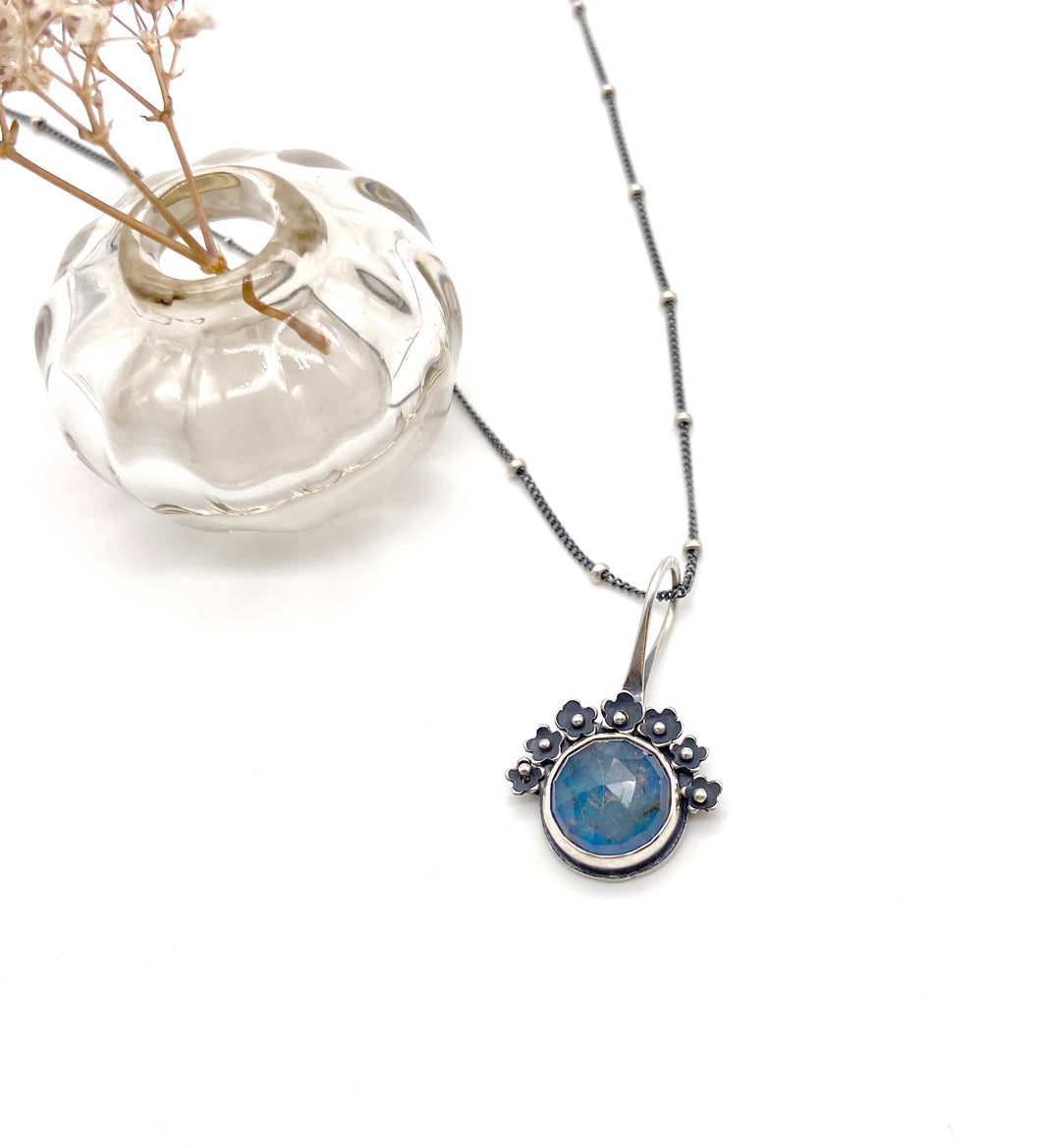 Sterling Silver and Rutilated Quartz 