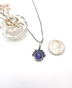 Sterling Silver and Rutilated Quartz "Mood" Color Change Stone
