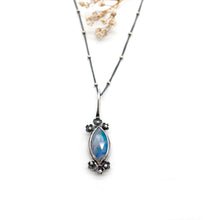 Load image into Gallery viewer, Sterling Silver and Moonstone &quot;Mood&quot; Color Change Stone