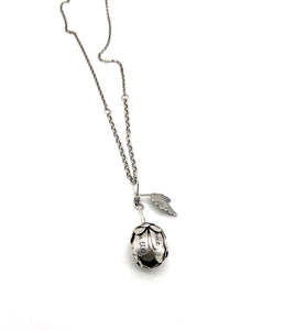 Sterling Silver Anais Nin Flower Locket