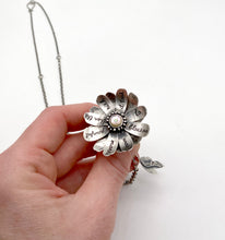 Load image into Gallery viewer, Sterling Silver Anais Nin Flower Locket