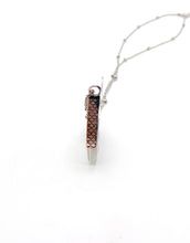 Load image into Gallery viewer, Chickadee House with Sterling Silver, Faceted Opal and 24k Gold
