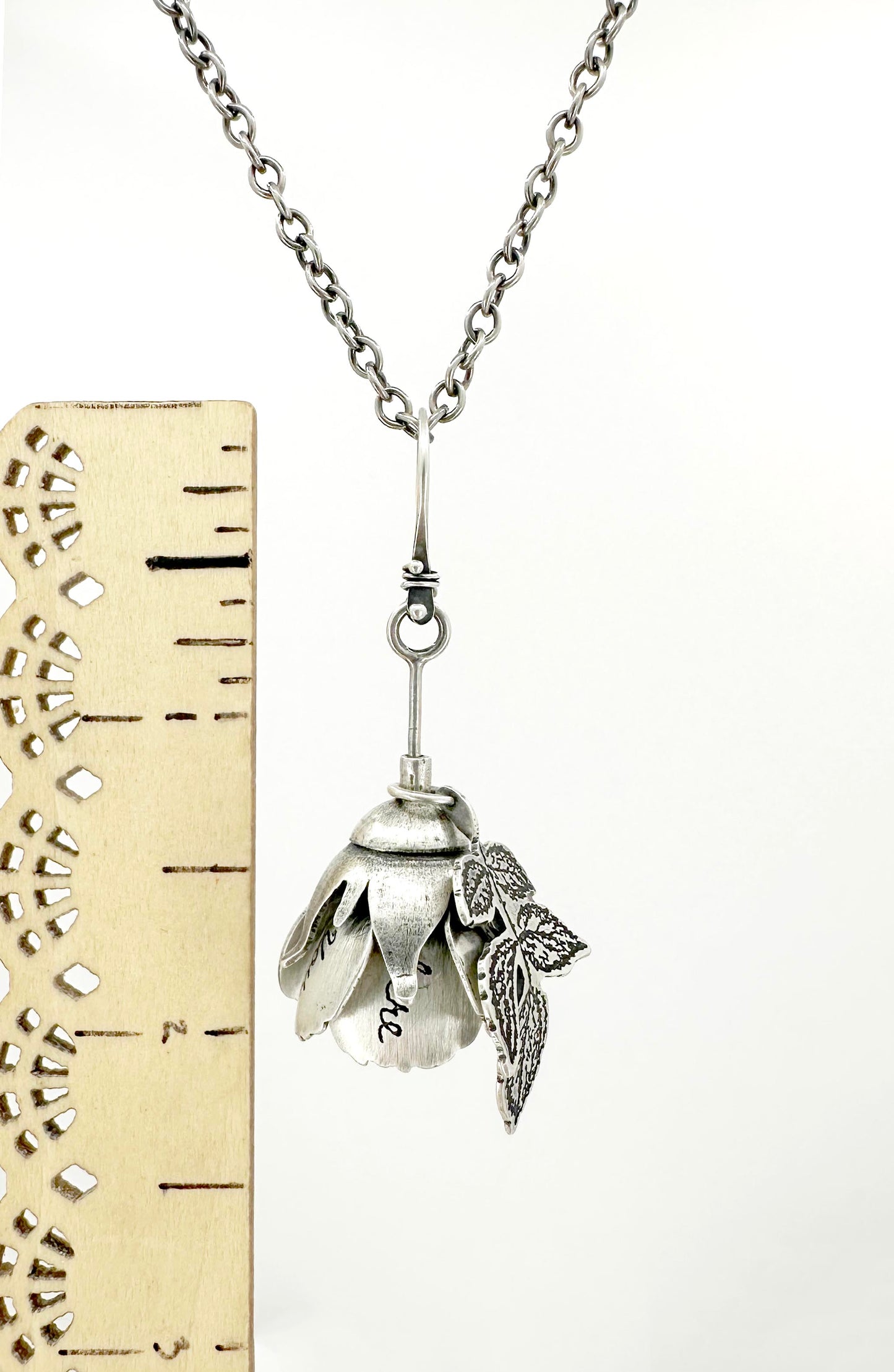 Wild Rose with Yellow Diamond Kinetic Locket