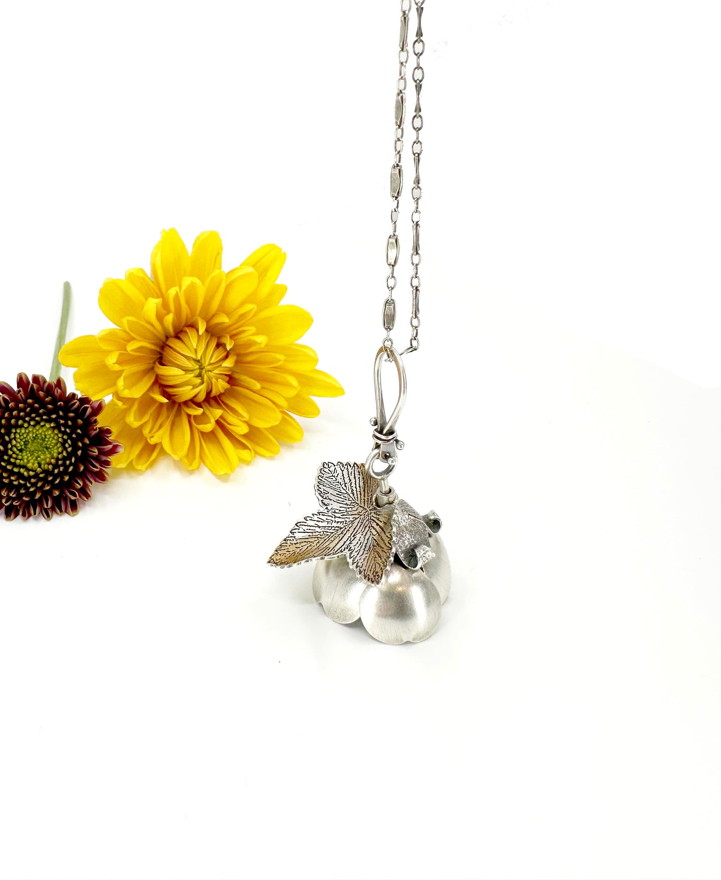 Kinetic Sterling Silver Strawberry Locket