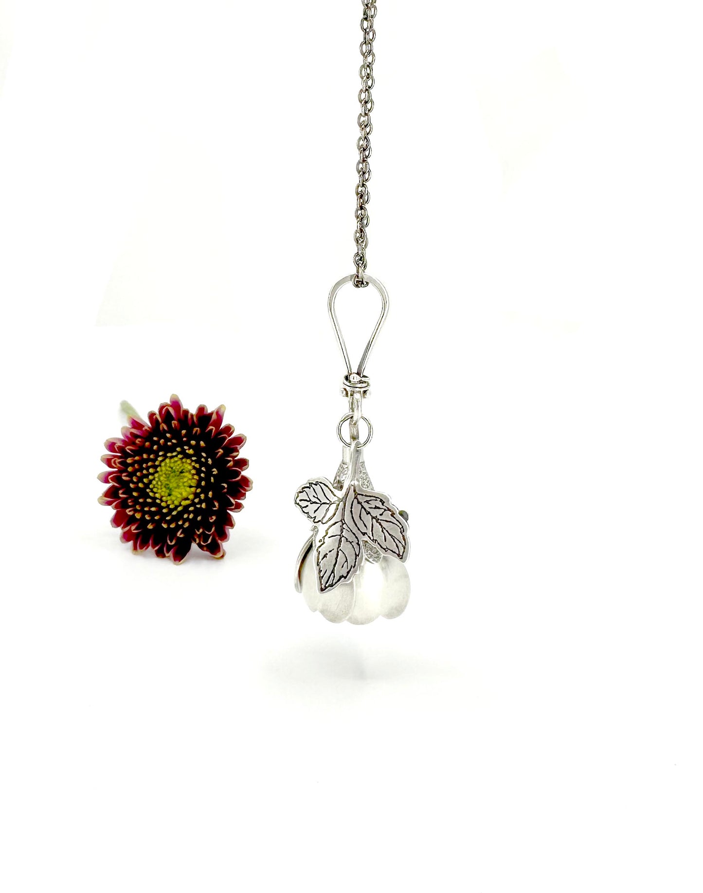 Trust Yourself Primrose in Sterling Silver with Heart Healing Green Tourmaline