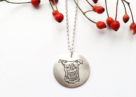 Pet Portrait Pendant