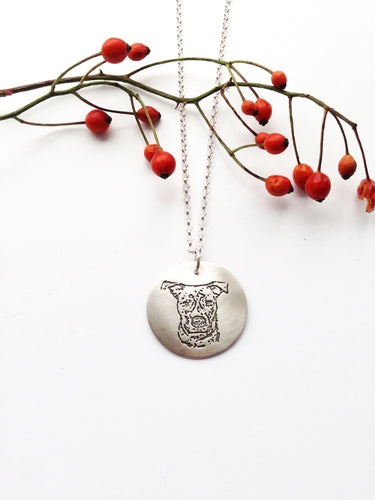 Pet Portrait Pendant