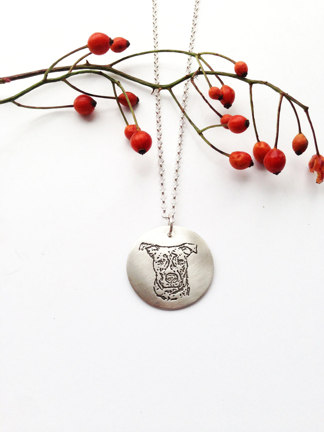 Pet Portrait Pendant