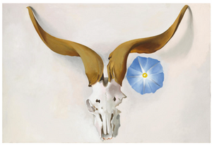 Georgia O'Keeffe Inspired Sterling Skull Pendants