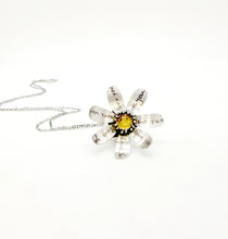 Load image into Gallery viewer, Custom Love Letter Daisy Kinetic Pendant