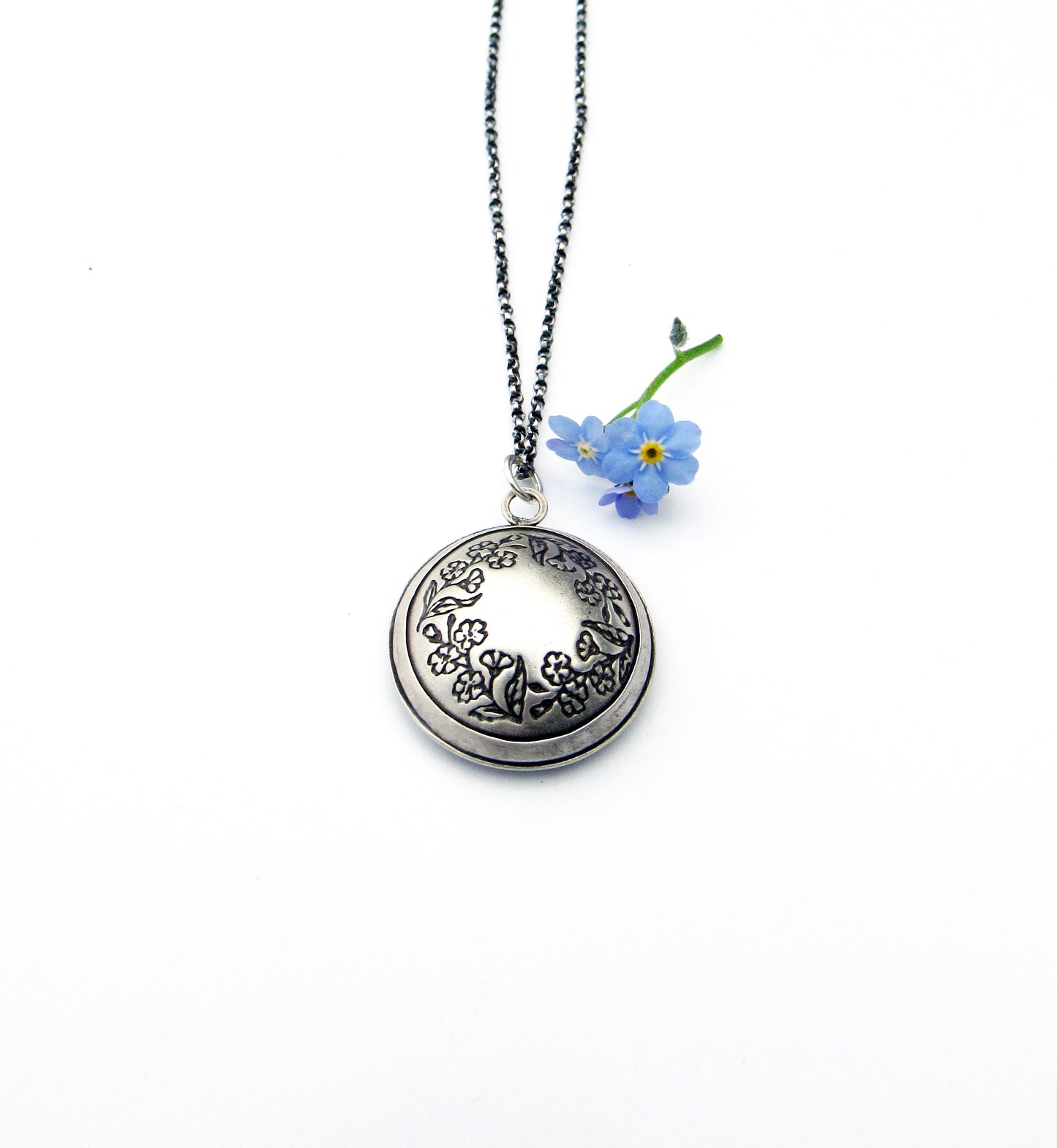 Personalized Sterling Silver Reliquary