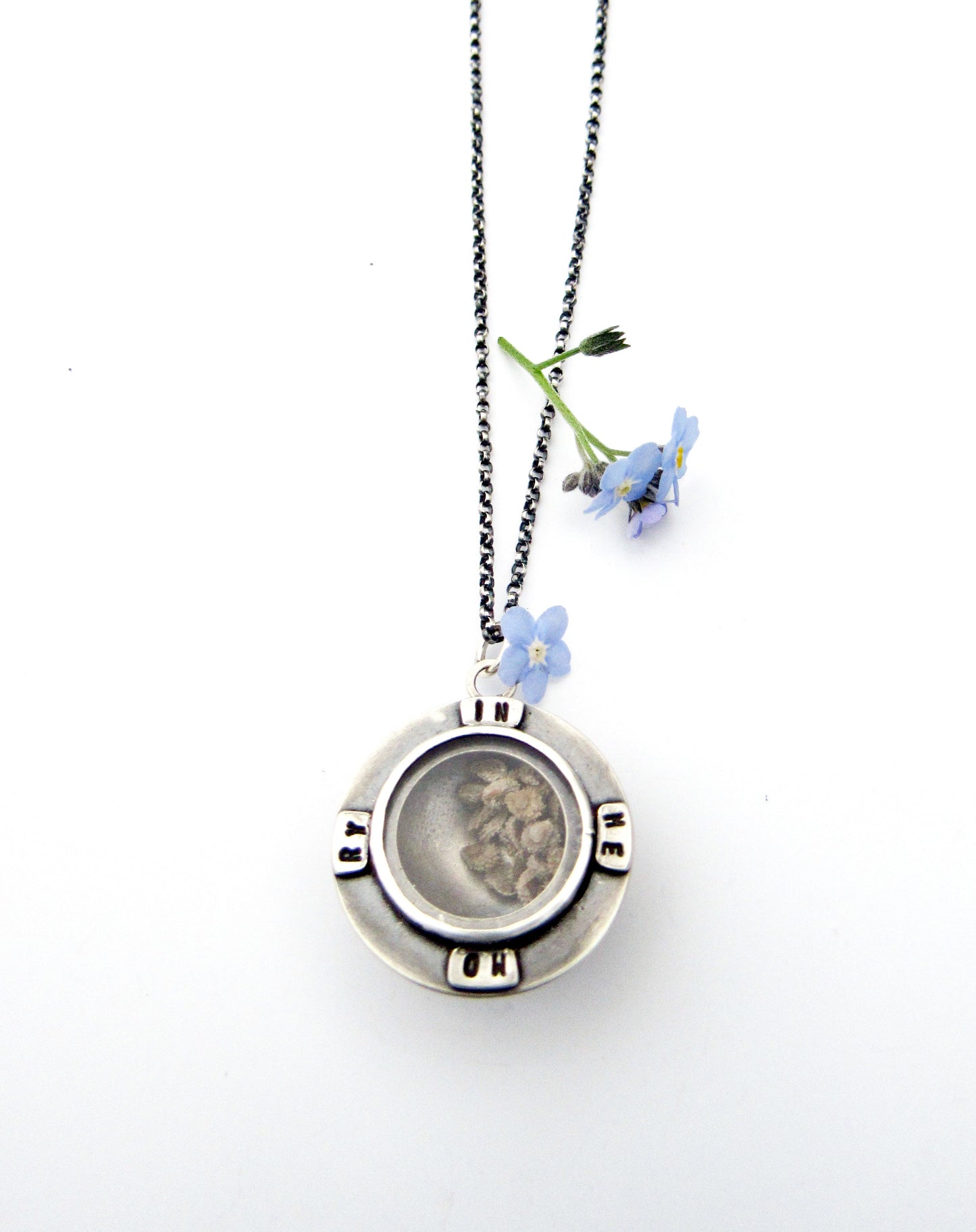 Personalized Sterling Silver Reliquary