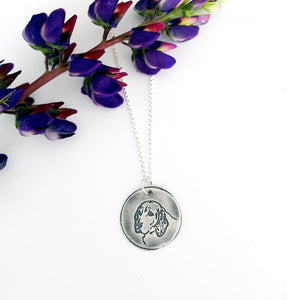 Pet Portrait Pendant
