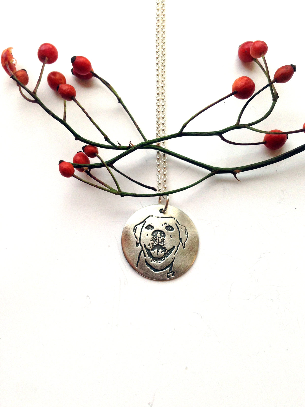 Pet Portrait Pendant