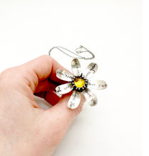 Load image into Gallery viewer, Custom Love Letter Daisy Kinetic Pendant