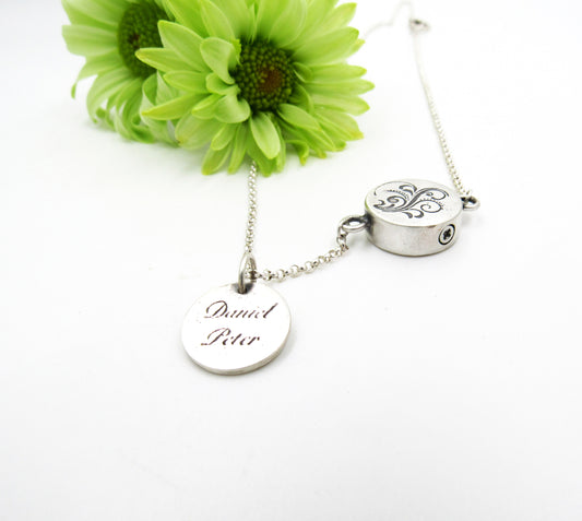 Custom Sterling Silver Urn Pendant