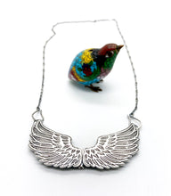 Load image into Gallery viewer, Sterling Silver Guardian Wings Locket
