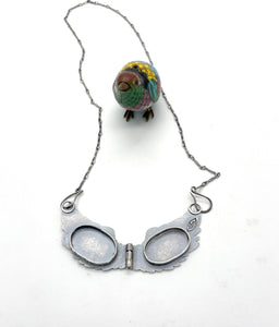Sterling Silver Guardian Wings Locket