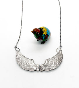 Sterling Silver Scarab Wings Locket